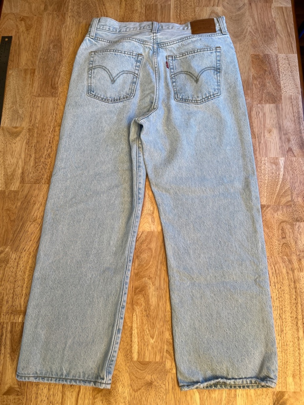 Levi's Ribcage Straight Ankle 100% Cotton Button-Fly women's size 31 - Picture 2 of 16